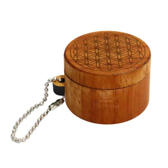 Dichavador Chaveiro Wood Burning Mandala 2