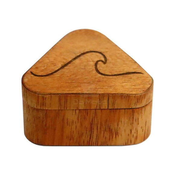 Dichavador Triangular Wood Burning Wave