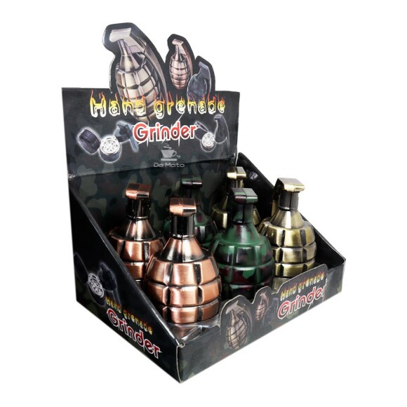 Caixa de Dichavador de Metal Granada