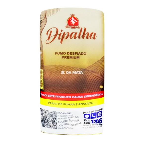 Dipalha Virginia 25g de frente tabacaria da mata
