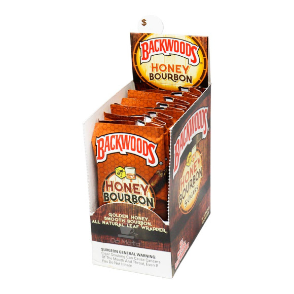 Caixa de Backwoods Honey Bourbon