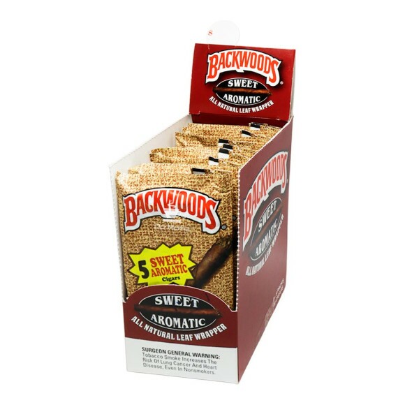 Caixa de Blunt Backwoods Aromatic