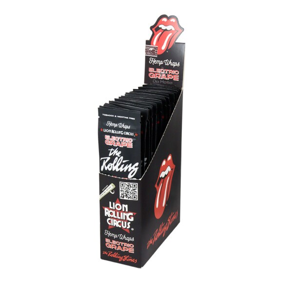 Caixa de Blunt Lion Rolling Circus Electric Grape The Rolling Stones