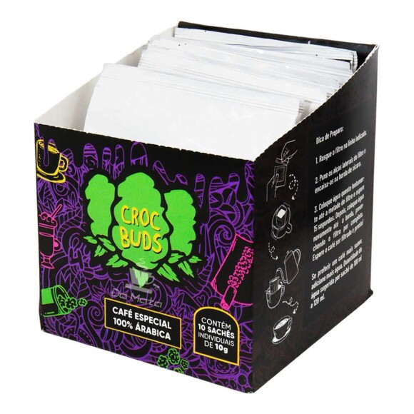 Caixa de Sachê de Café Drip Coffee Buds 100g