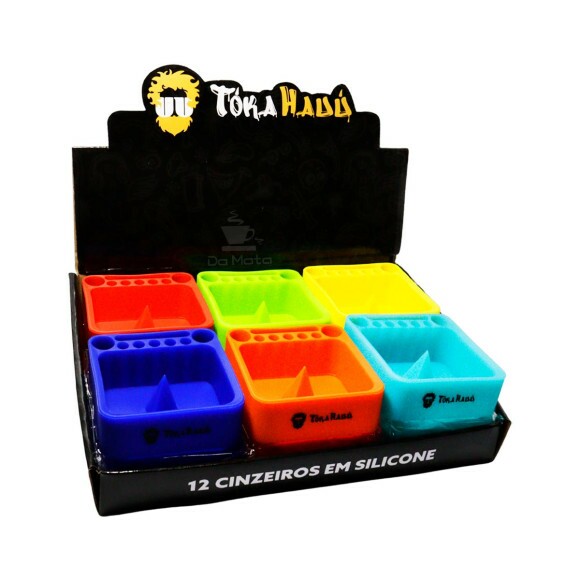 Caixa de Cinzeiro de Silicone Toka Hauú Colorido