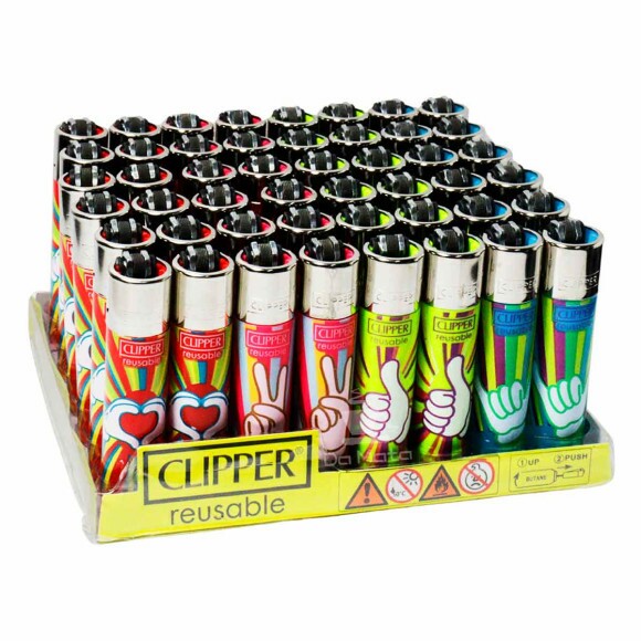 Caixa de Isqueiro Clipper Hippie Moments