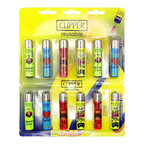 Cartela de Isqueiro Clipper Insert Coin