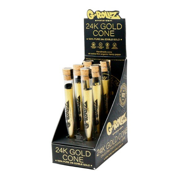 Caixa de Cone G-Rollz 24K Gold