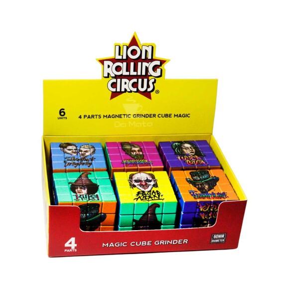 Caixa de Dichavador da Lion Rolling Circus Cubo Magico 4 Partes