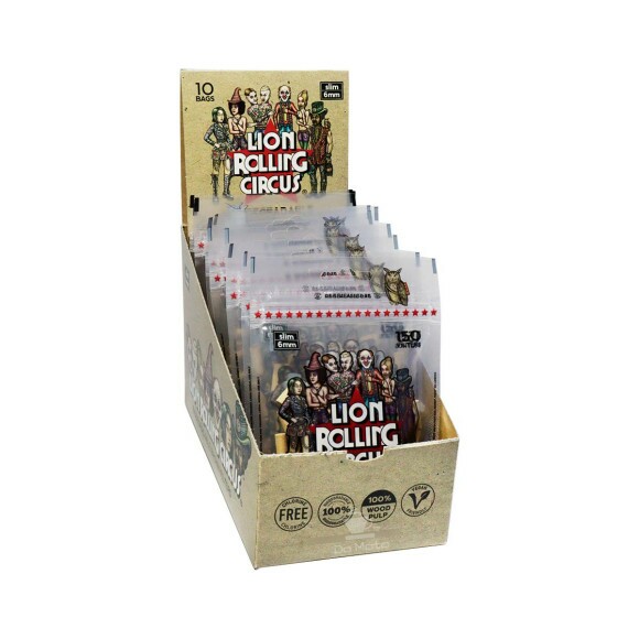 Caixa de Filtro Lion Rolling Circus Biodegradável
