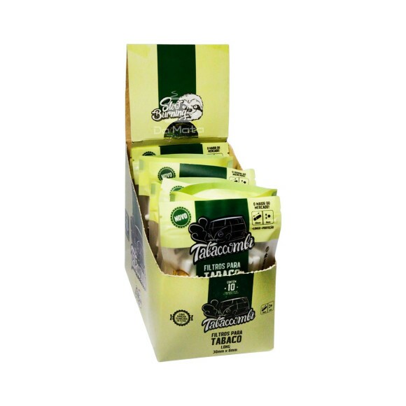 Caixa de Filtro Tabaccombi Slow Burning Long 30mm x 6mm
