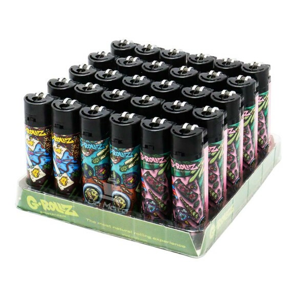 Caixa de Isqueiro G-Rollz Amsterdam Rosa e laranja