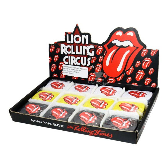 Caixa de Mini Lata Lion Rolling Circus & The Rolling Stones 