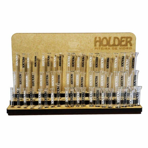 Display de Piteira de Vidro Holder Variadas