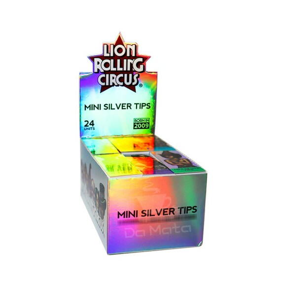 Caixa de Piteira Lion Rolling Circus Mini Smoke 24 un.