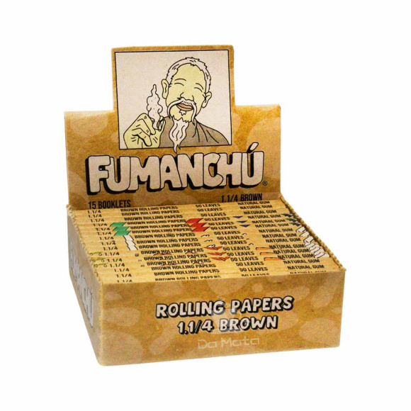 Caixa de Seda Fumanchú Brown 1 1/4