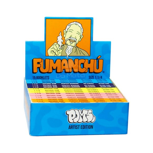 Caixa de Seda Fumanchú 1 1/4 de frente tabacaria da mata 