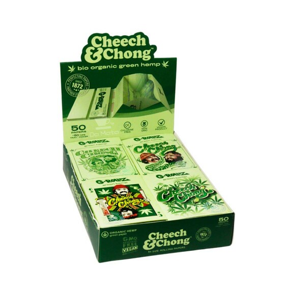 Caixa de Seda com Piteiras G-Rollz 1 1/4 Hemp