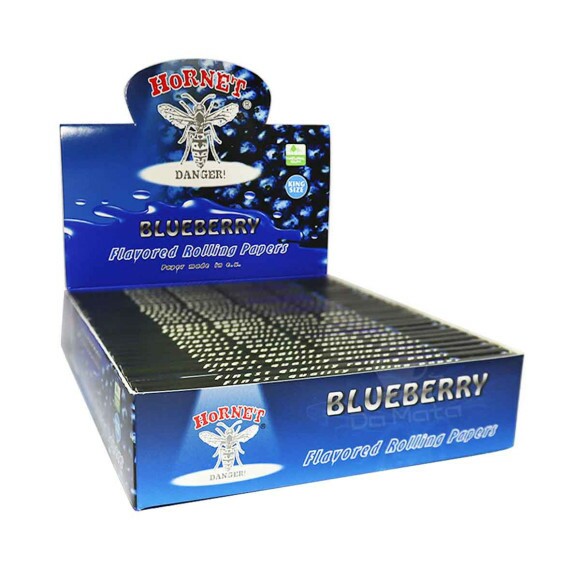 Caixa de Seda Hornet Blueberry King Size