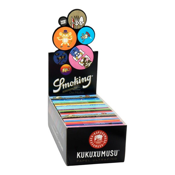 Caixa de Seda Smoking Kukuxumusu 1 1/4 