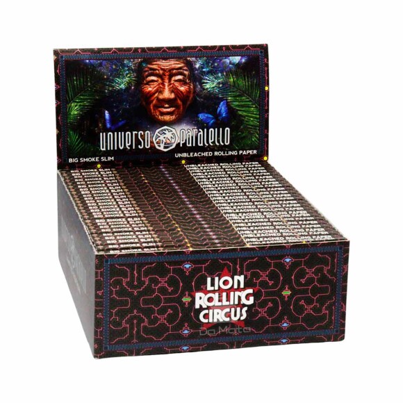 Caixa de Seda Lion Rolling Circus King Size Edição Universo Paralelo