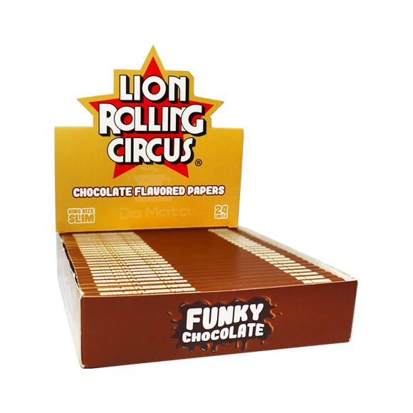 Caixa de Seda Lion Rolling Circus Chocolate King Size