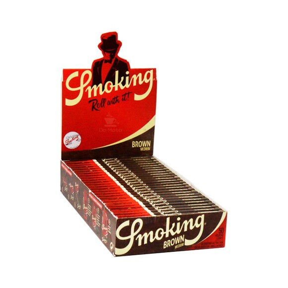 Caixa de Seda Smoking Brown 1 1/4