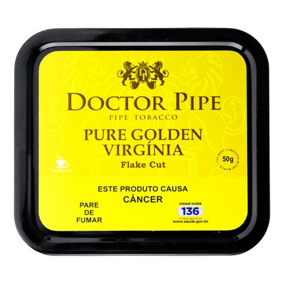 Doctor Pipe Pure Golden Virgínia 50g de frente
