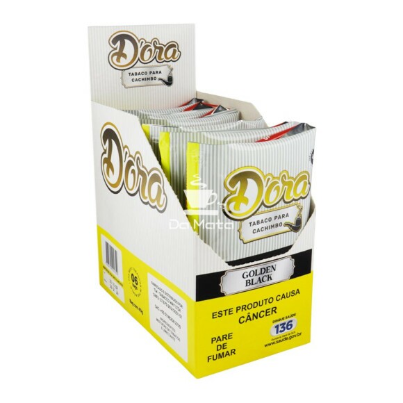 Caixa de D'ora Golden Black de lado tabacaria da mata