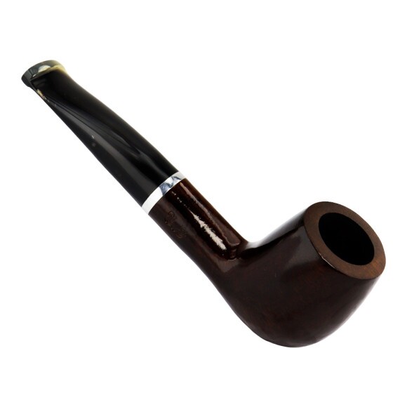 Cachimbo Elite Prateado Reto de frente