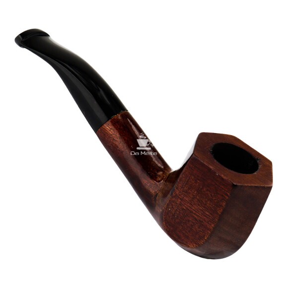 Cachimbo Sextavado Curvo de frente