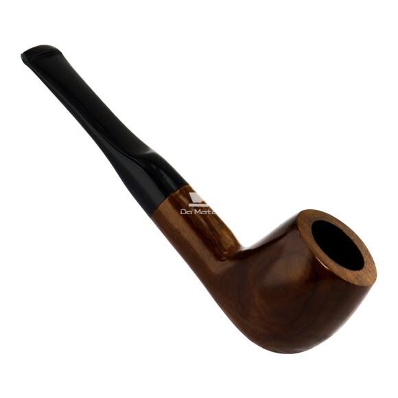 Cachimbo Elite II Reto C/ Piteira de Resina Pequeno de frente tabacaria da mata