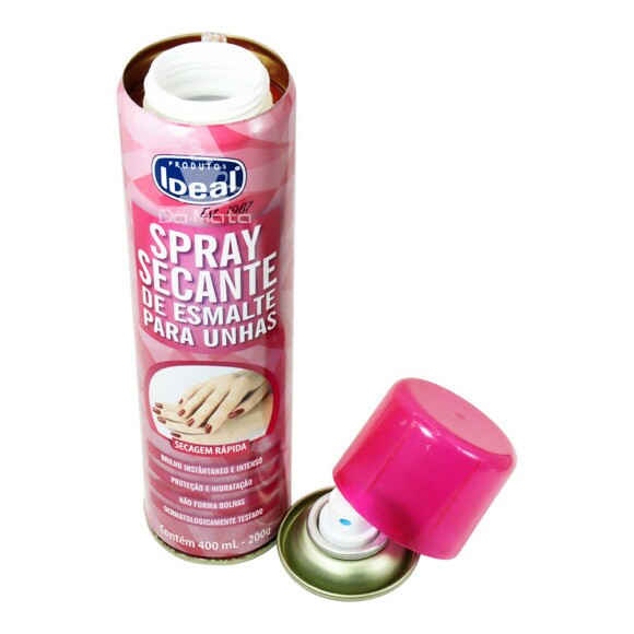 Esconderijo Lata Ideal Spray Secante de Esmalte