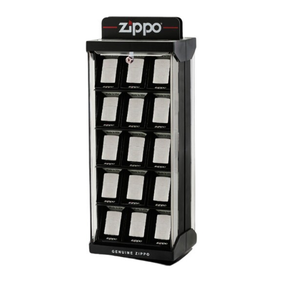 Expositor de Zippos 30 Peças de frente