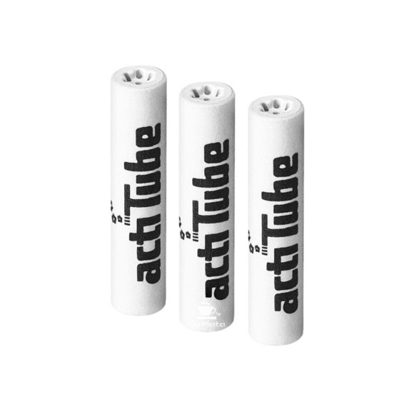 Kit de 3 Filtros de Carvão Ativado ActiTube 6 mm de frente