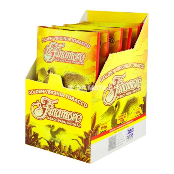 Caixa de Finamore Golden Virgínia C/6 de frente tabacaria da mata 