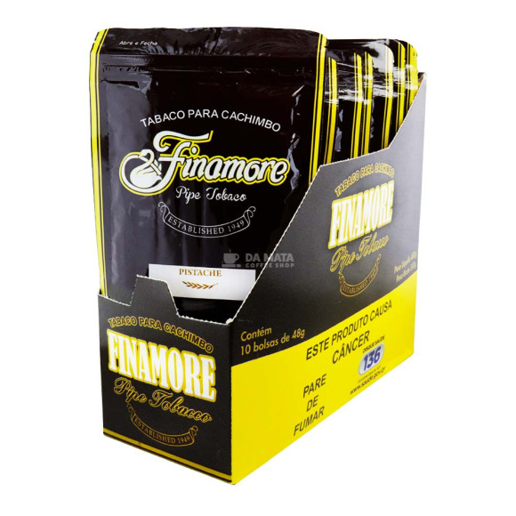 Caixa de Finamore Para Cachimbo Pistache de lado tabacaria da mata