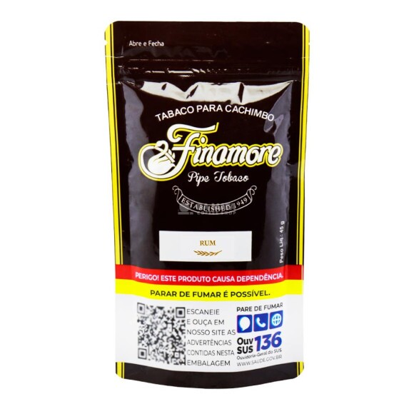 Finamore Rum de frente tabacaria da mata