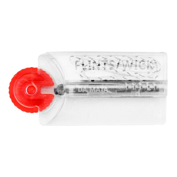 Kit Pedra + Pavio p/ Isqueiro de frente tabacaria da mata 