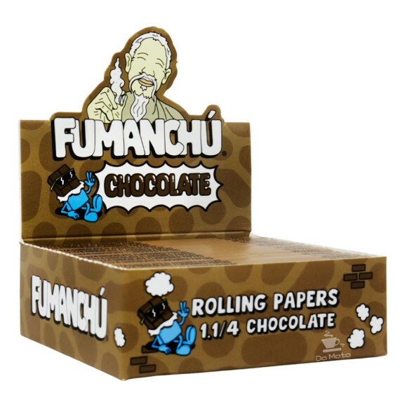 Caixa de Seda Fumanchú 1 1/4 Chocolate