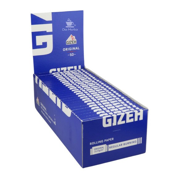 Caixa de Seda Gizeh Original Single Wide de frente