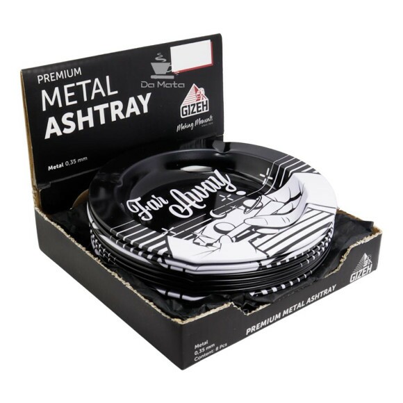 Caixa de Cinzeiro Gizeh Metal Far Away C/8 de lado