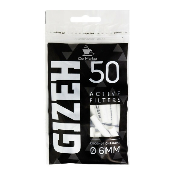 Filtro Carvão Gizeh Black 6mm de frente