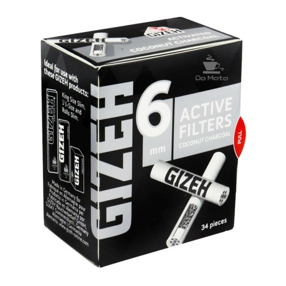 Filtro Carvão Gizeh Black Active de lado
