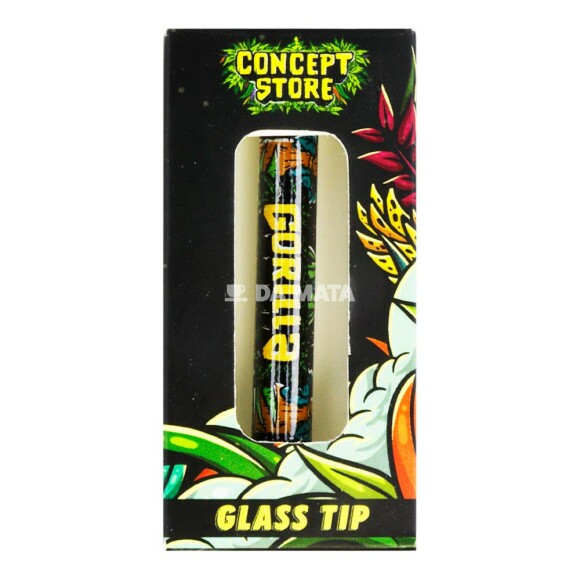 Piteira de Vidro Gorilla Redonda 7mm de frente tabacaria da mata