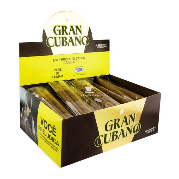 Caixa de Cigarrilha Gran Cubano Chocolate C/50 de frente