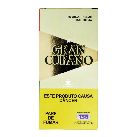Cigarrilha Gran Cubano Baunilha de frente
