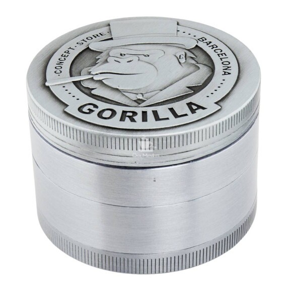 Dichavador de Metal Gorilla Cinza de frente