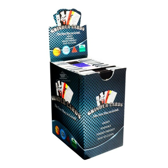 Caixa de Dichavador Cartão Grinder Cards