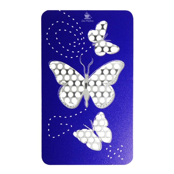 Dichavador Cartão Grinder Cards Purple Butterfly
